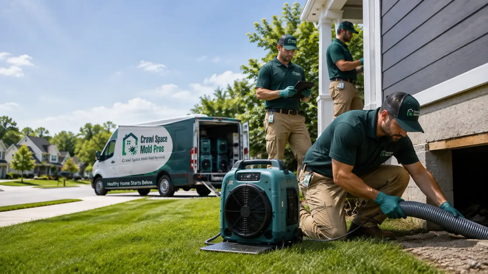 Crawl Space Mold Removal in Lake George, MI